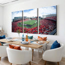 Cincinnati Bearcats Football Team Print - Nippert Stadium Wall Art Canvas Print