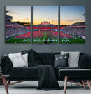 NC State Wolfpack Football Team Print Wall Art - Raleigh