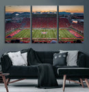 Arizona Wildcats Football Team Print - Tucson Arizona by MyGreatCanvas | Canvas Wall Art Prints | Photo Prints & Wall Decor