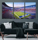 Buffalo Bills Football Team Print Canvas - Buffalo Highmark by MyGreatCanvas | Canvas Wall Art Prints | Photo Prints & Wall Decor