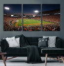 Clemson University Tigers Art Print, Football Team Print -