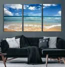 Sea View From the Beach Canvas Print
