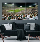 Michigan State Spartans Football Canvas Print - East Lansing