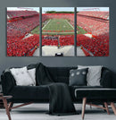 Rutgers Scarlet Knights Football Team Print - Piscataway SHI by MyGreatCanvas | Canvas Wall Art Prints | Photo Prints & Wall Decor