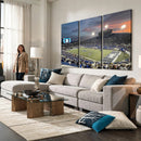 Memphis Tigers Football Team Print - Memphis Simmons Bank