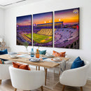 The Louisiana State University Tigers Football Team Print -