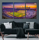 The Louisiana State University Tigers Football Team Print - by MyGreatCanvas | Canvas Wall Art Prints | Photo Prints & Wall Decor