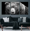 399 Grizzly Bear Canvas Print | Ready to Hang Wall Art |