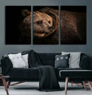 Wild Grizzly 399 Bear Canvas Wall Art Print, Bear Animal by MyGreatCanvas | Canvas Wall Art Prints | Photo Prints & Wall Decor