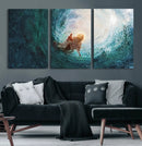 Powerful Jesus Canvas Print - Hand of Salvation,