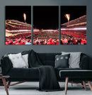 Oregon State Beavers Football Team Print - Corvallis Reser