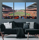 Oregon State Beavers Football Team Print - Corvallis Reser by MyGreatCanvas | Canvas Wall Art Prints | Photo Prints & Wall Decor