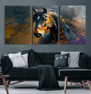 Abstract Horse Wall Art Canvas Print | Farmhouse Wall Decor by MyGreatCanvas | Canvas Wall Art Prints | Photo Prints & Wall Decor