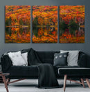 Fall Foliage Wall Art - Autumn Reflection Canvas Print, by MyGreatCanvas | Canvas Wall Art Prints | Photo Prints & Wall Decor