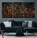 Large Floral Painting Print Illustration Flowers Canvas Wall by MyGreatCanvas | Canvas Wall Art Prints | Photo Prints & Wall Decor