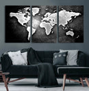 World Map Wall Art Canvas Print – Framed Wall Art for by MyGreatCanvas | Canvas Wall Art Prints | Photo Prints & Wall Decor