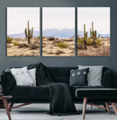 Desert Cactus Canvas Wall Art – Serene Southwestern Arizona by MyGreatCanvas | Canvas Wall Art Prints | Photo Prints & Wall Decor