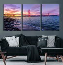 Golden Gate Bridge Wall Art Canvas Print – Framed San by MyGreatCanvas | Canvas Wall Art Prints | Photo Prints & Wall Decor
