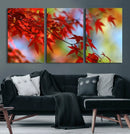 Red Leaves Autumn Forest Wall Art Canvas, Red Leaves Autumn by MyGreatCanvas | Canvas Wall Art Prints | Photo Prints & Wall Decor