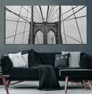 Large Brooklyn Bridge Wall Art Canvas Print
