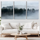 Autumn and Misty Trees in the Forest Wall Art Canvas Print, by MyGreatCanvas | Canvas Wall Art Prints | Photo Prints & Wall Decor
