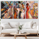 Abstract Afro American Jazz Canvas Wall Art | Music-Inspired by MyGreatCanvas | Canvas Wall Art Prints | Photo Prints & Wall Decor