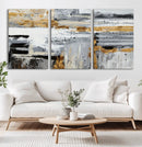 Abstract Painting Canvas Wall Art Print Paint Drip Art Brush