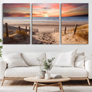 Sunset on the Sea Wall Art Canvas Print by MyGreatCanvas | Canvas Wall Art Prints | Photo Prints & Wall Decor