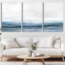Blue Ocean Abstract Artwork Wall Art Canvas Print