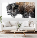 American Bison Wall Art Print – Majestic Buffalo Canvas