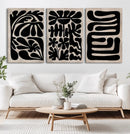 Canvas Print Wall Art Abstract Art Boho, Framed Boho Art