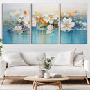 Abstract Flower Wall Art Canvas Print