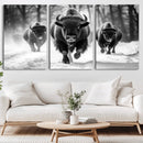 Buffalo Wall Art Canvas Print, Bison Family Wall Art Canvas by MyGreatCanvas | Canvas Wall Art Prints | Photo Prints & Wall Decor