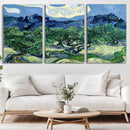 Olive Trees Van Gogh Wall Art Canvas Print