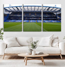 Chelsea FC Soccer Team Print - Stamford Bridge Stadium Wall