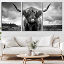 Scottish Cow Wall Art Canvas Print | Longhorn Wall Art | by MyGreatCanvas | Canvas Wall Art Prints | Photo Prints & Wall Decor
