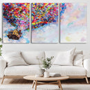 Don't Look Up Movie Canvas Wall Art - Vibrant Floating House