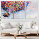 Don't Look Up Movie Canvas Wall Art - Vibrant Floating House