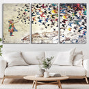 Banksy Wall Art - Banksy Girl Butterfly Graffiti Wall Art