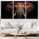 Wild Elephant Wall Art Canvas Print, Africa Savannah Wild by MyGreatCanvas | Canvas Wall Art Prints | Photo Prints & Wall Decor