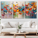 Abstract Butterfly Wall Art Canvas Print