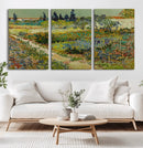 Vincent van Gogh Garden at Arles Wall Art Canvas Print