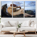 Fallen Angel Wall Art Canvas Print – Classic Art, Framed,
