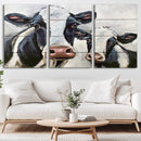 Vintage Baby and Mom Cattle Wall Art Canvas Print by MyGreatCanvas | Canvas Wall Art Prints | Photo Prints & Wall Decor