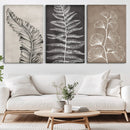 Minimalist Botanical Wall Art Canvas Print, Framed and Ready
