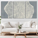 Abstract Tree Ring Wall Art Canvas Print – Nature-Inspired,