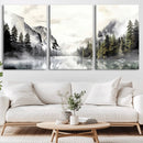 Yosemite Valley Wall Art Canvas Print – Framed and Ready to