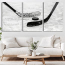 Winter Ice Hockey Sport Canvas Wall Art Print - Hockey Wall by MyGreatCanvas | Canvas Wall Art Prints | Photo Prints & Wall Decor