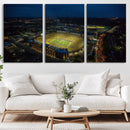 Michigan Stadium Night Game Wall Art – Sports Arena Aerial by MyGreatCanvas | Canvas Wall Art Prints | Photo Prints & Wall Decor