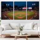 St. Louis Cardinals Baseball Team Print - Busch Stadium Wall by MyGreatCanvas | Canvas Wall Art Prints | Photo Prints & Wall Decor
